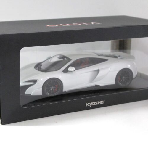 1:18 Kyosho 2015 Mclaren 675LT Coupe silica white *Diecast Ousia Series*