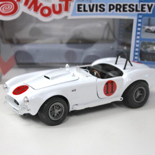 1:18 Auto World 1965 Shelby Cobra 427 S/C Elvis Presley #11 white
