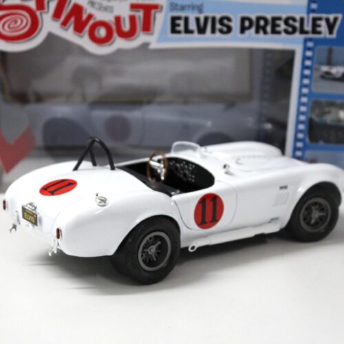 1:18 Auto World 1965 Shelby Cobra 427 S/C Elvis Presley #11 white