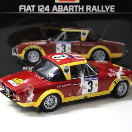 1:18 SunStar Fiat 124 Abarth Rallye African Safari #3 S.Barbasio