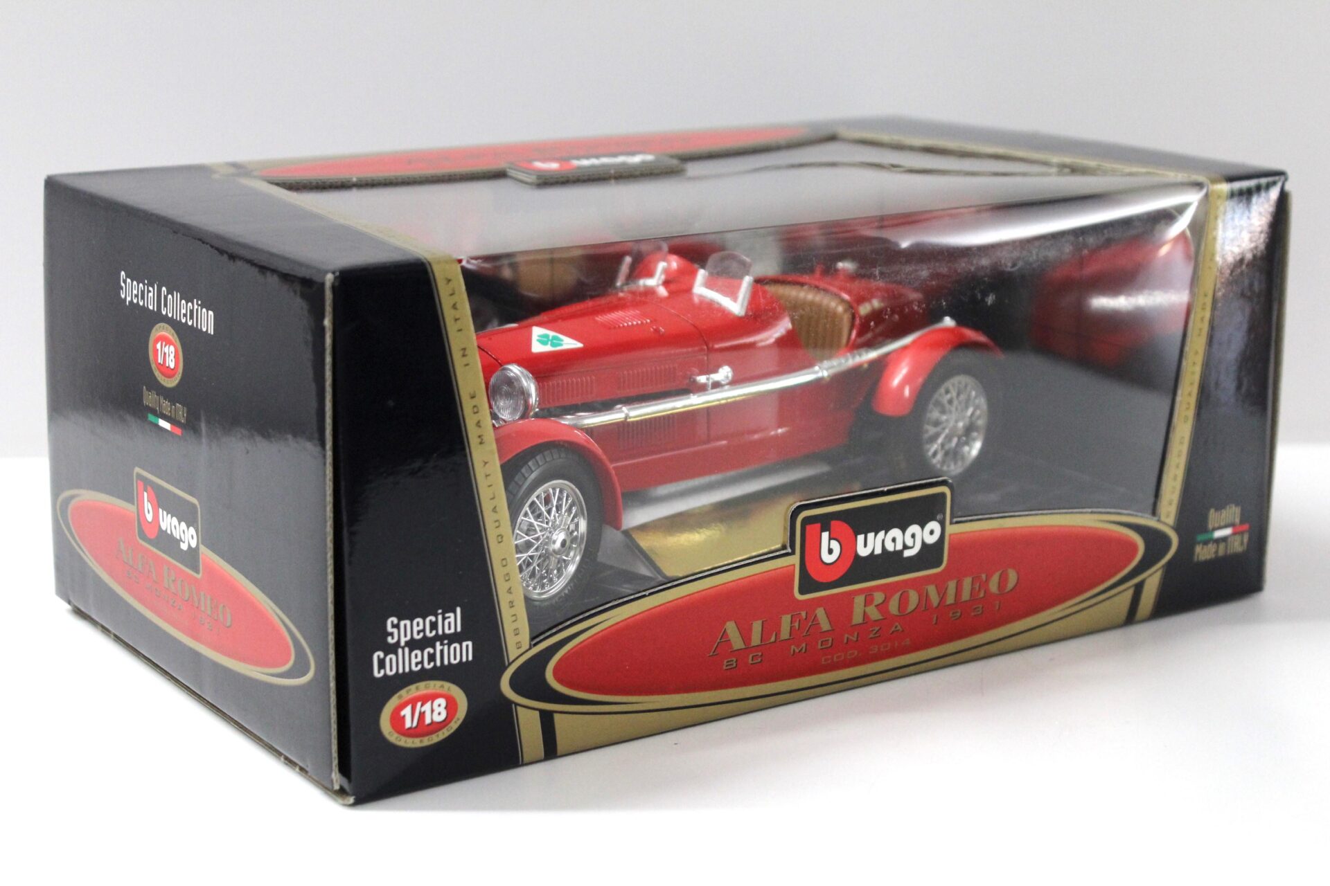 1:18 Bburago Alfa Romeo 8C Monza 1931 red