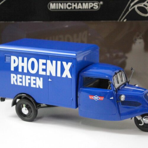 1:18 Minichamps Tempo Hanseat 3-wheeler "PHOENIX" blue