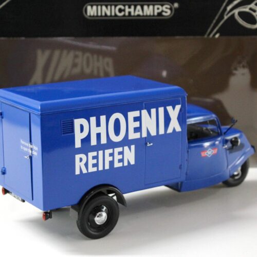 1:18 Minichamps Tempo Hanseat 3-wheeler "PHOENIX" blue