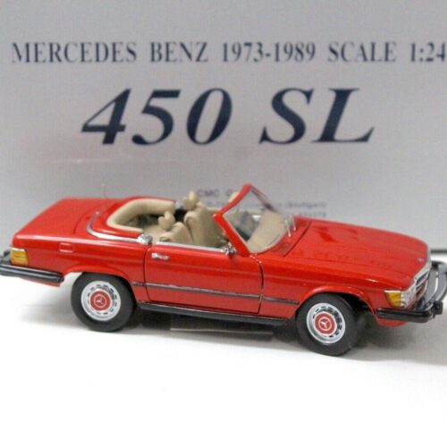 1:24 CMC Mercedes 450SL Convertible red 1973-1989