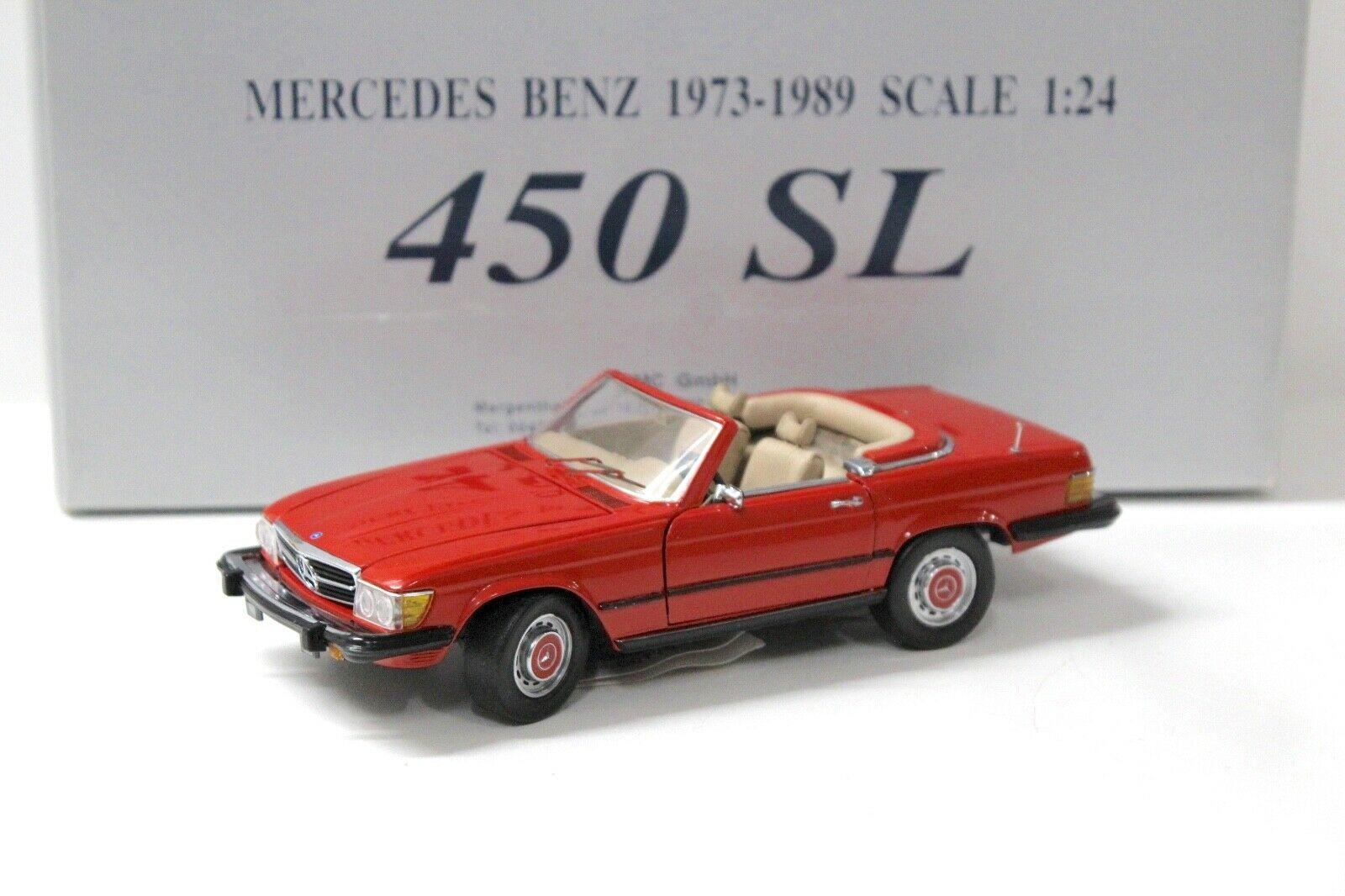 ID 43756 orig 1.jpg 1:24 CMC Mercedes 450SL Convertible red 1973-1989