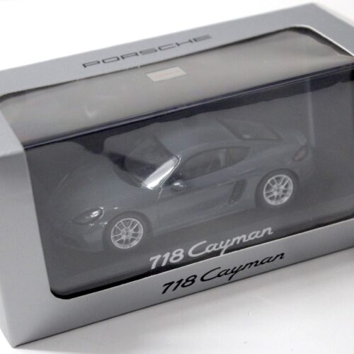1:43 Minichamps Porsche 718 Cayman 2016 graphite blue metallic DEALER VERSION