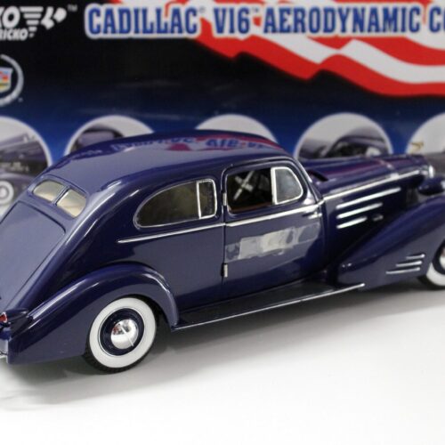 1:18 Ricko Cadillac V16 Aerodynamic Coupe 1934 blue