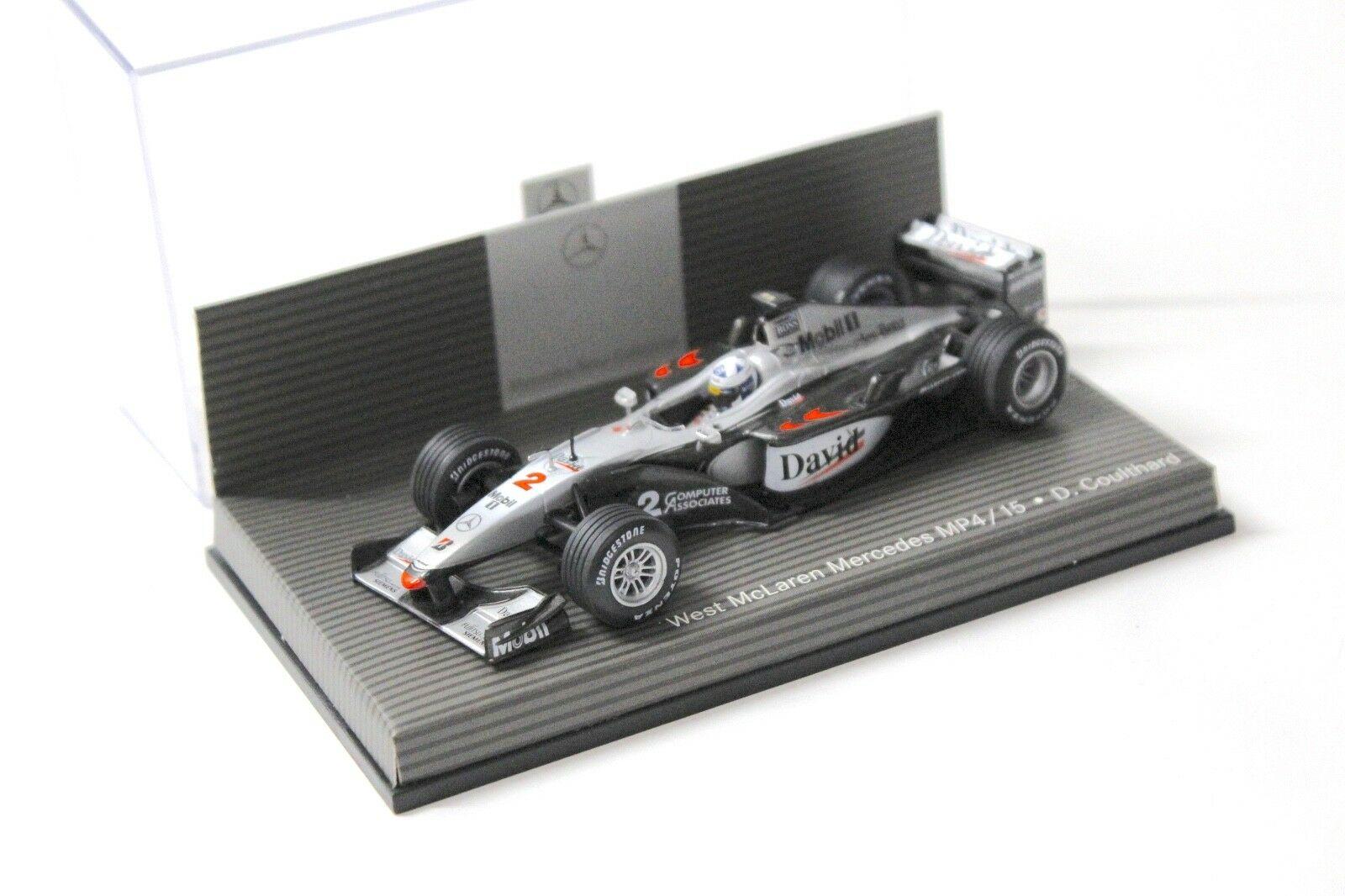 1:43 Minichamps McLaren Mercedes MP4/15 Coulthard #2