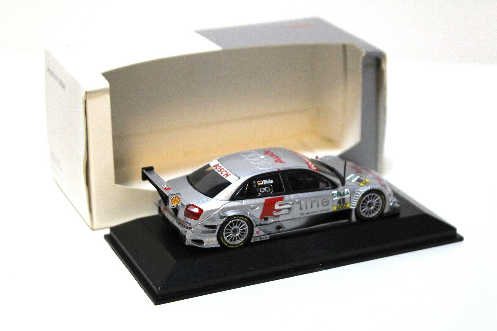 1:43 Minichamps Audi A4 DTM 2004 F.Biela #45 DEALER VERSION