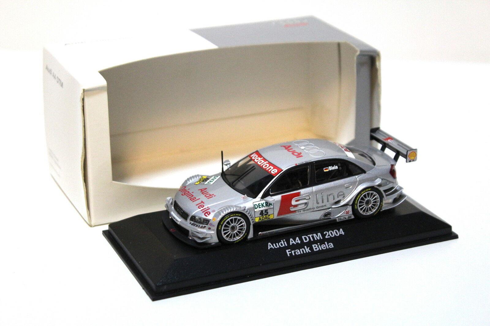 1:43 Minichamps Audi A4 DTM 2004 F.Biela #45 DEALER VERSION