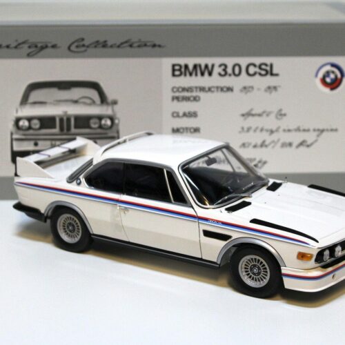 1:18 Minichamps BMW 3.0 CSL white Heritage Collection DEALER VERSION