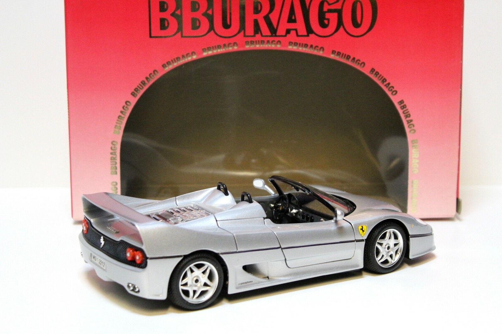 1:18 Bburago Ferrari F50 silver *FERRARI BOX*