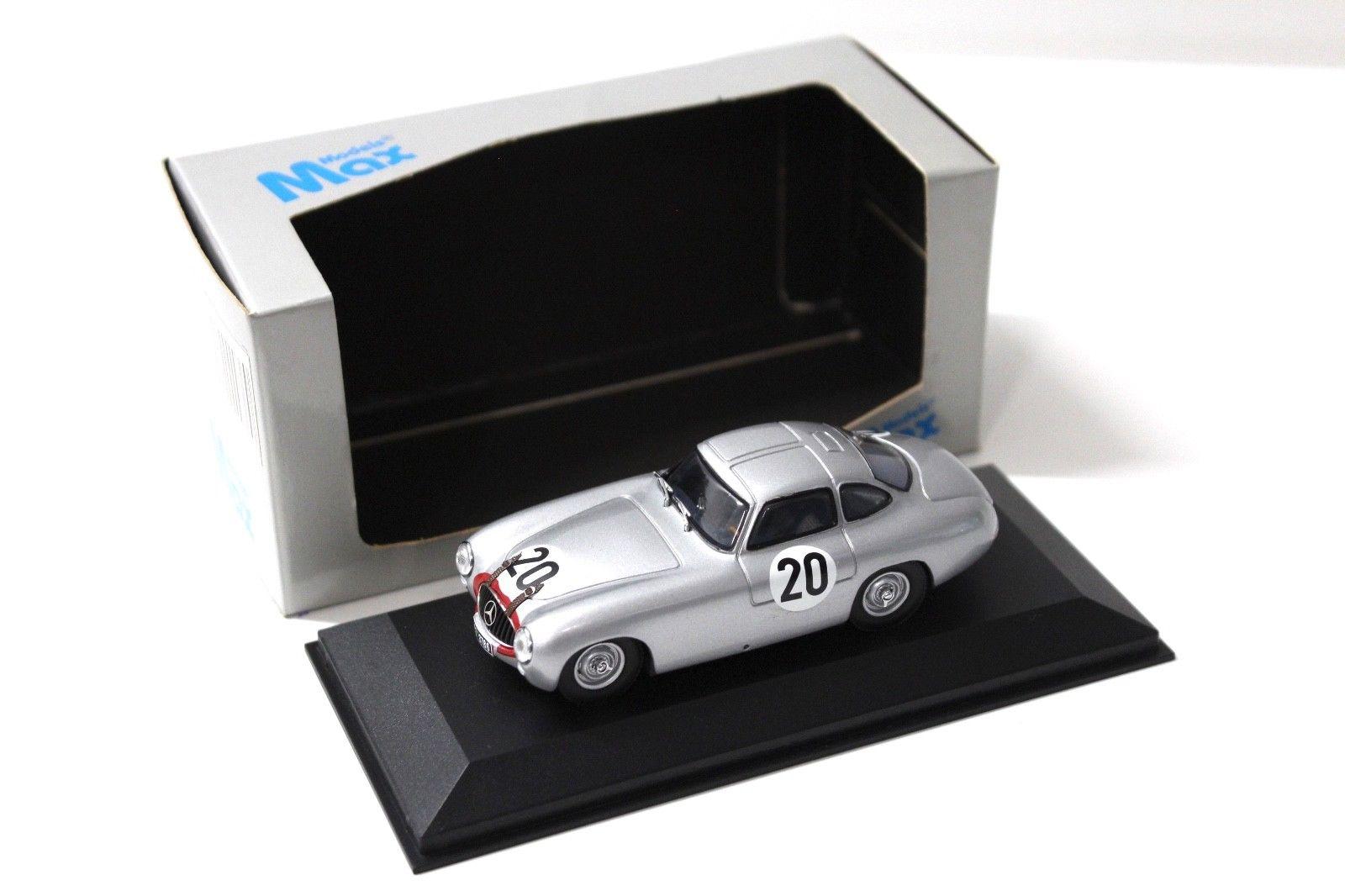 1:43 Max Models Mercedes 300 SL #20 Le Mans silver