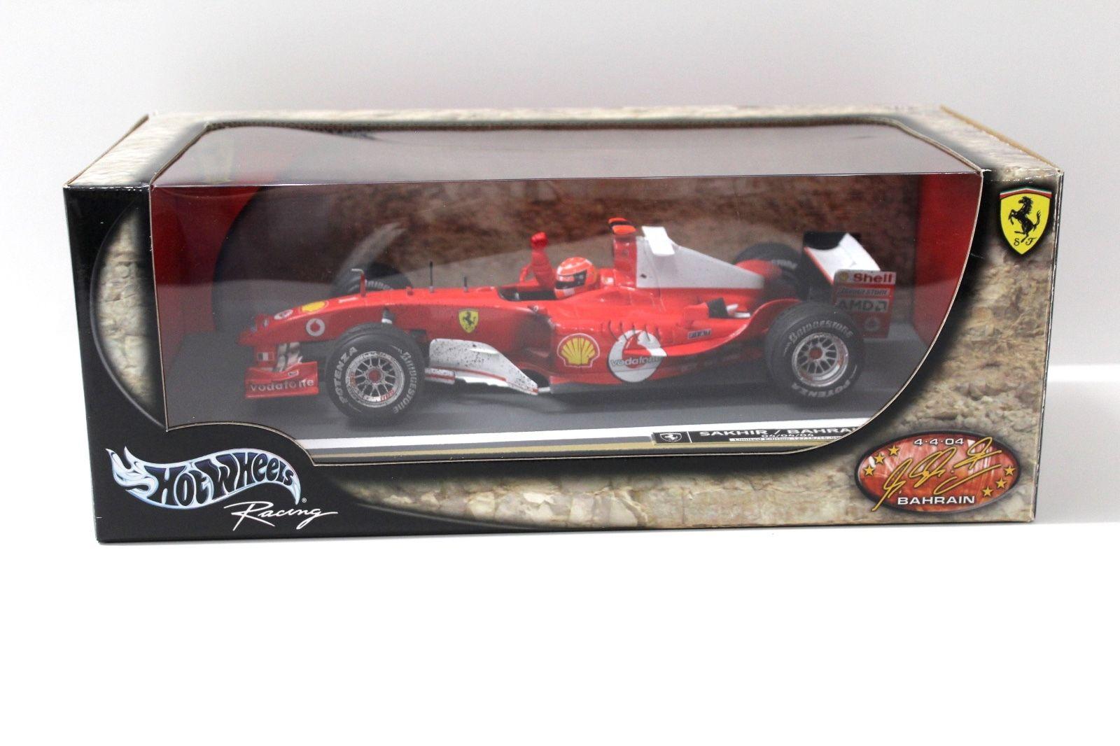1:18 Hot Wheels Ferrari F2004 SAKHIR/BAHRAIN M.Schumacher *After Race* #1