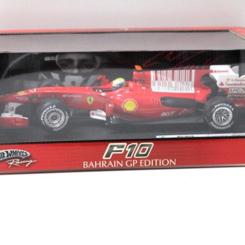 1:18 Hot Wheels Ferrari F10 Bahrain GP Edition F.Massa red