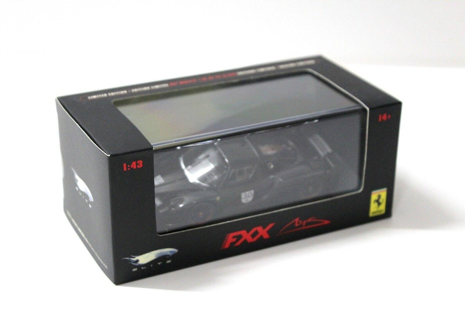 1:43 Hot Wheels Elite Ferrari FXX #30 Schumacher Edition black