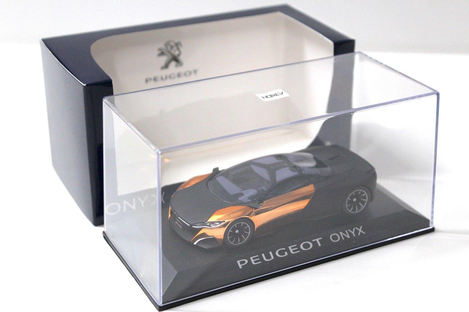 1:43 Norev Peugeot ONYX matt black DEALER VERSION