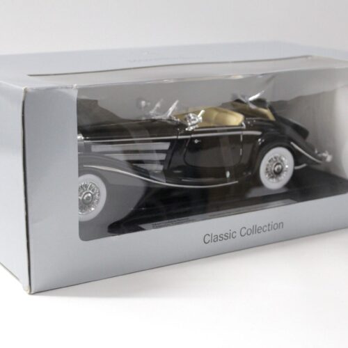 1:18 Maisto Mercedes 500K Typ Spezialroadster 1936 black DEALER