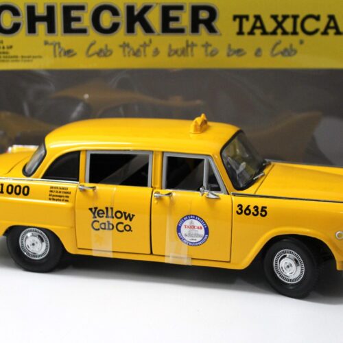 1:18 Sun Star 1981 Los Angeles LA Checker Cab TAXI yellow