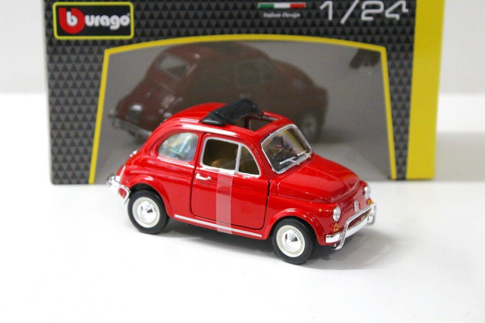 1:24 Bburago Fiat 500L red 1968