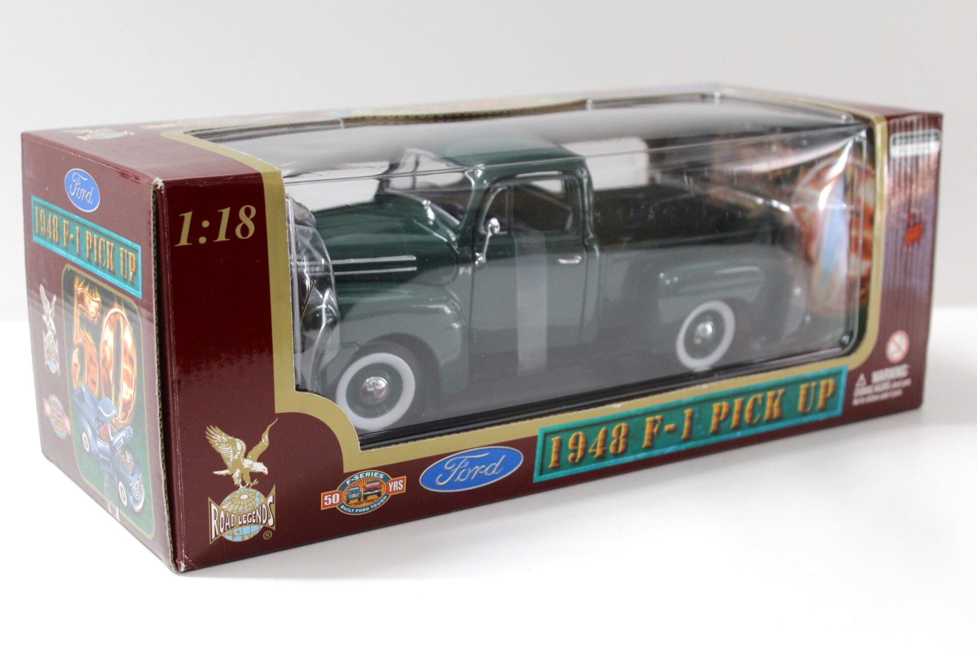 1:18 Road Legends 1948 Ford F-1 Pick UP dark green *50 YEARS F-SERIES*