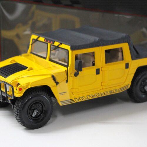 1:18 Maisto Hummer Humvee Soft Top yellow