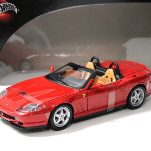 1:18 Hot Wheels Ferrari 550 Barchetta Pininfarina red