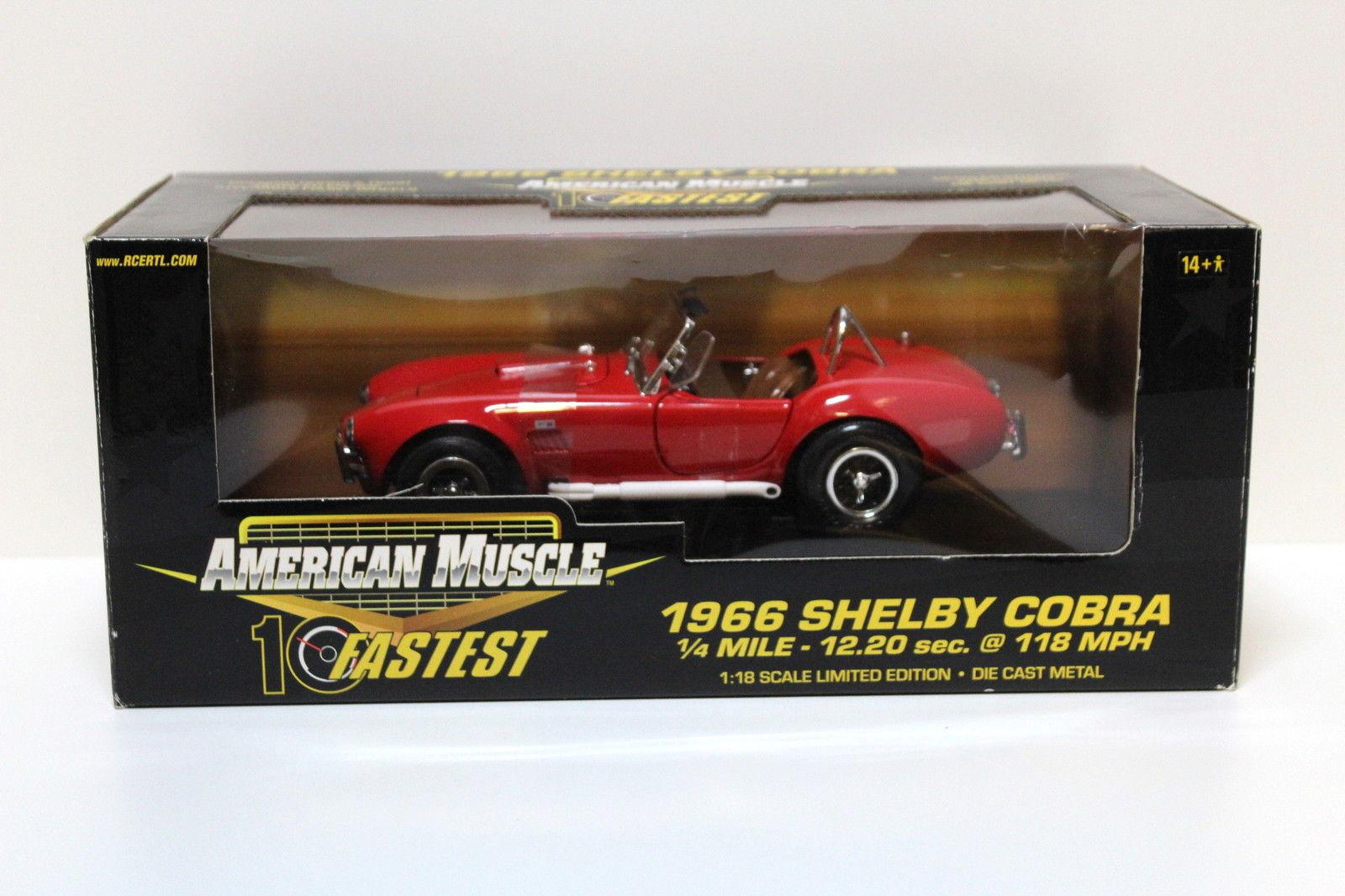 1:18 ERTL Shelby Cobra 1966 1/4 Mile red