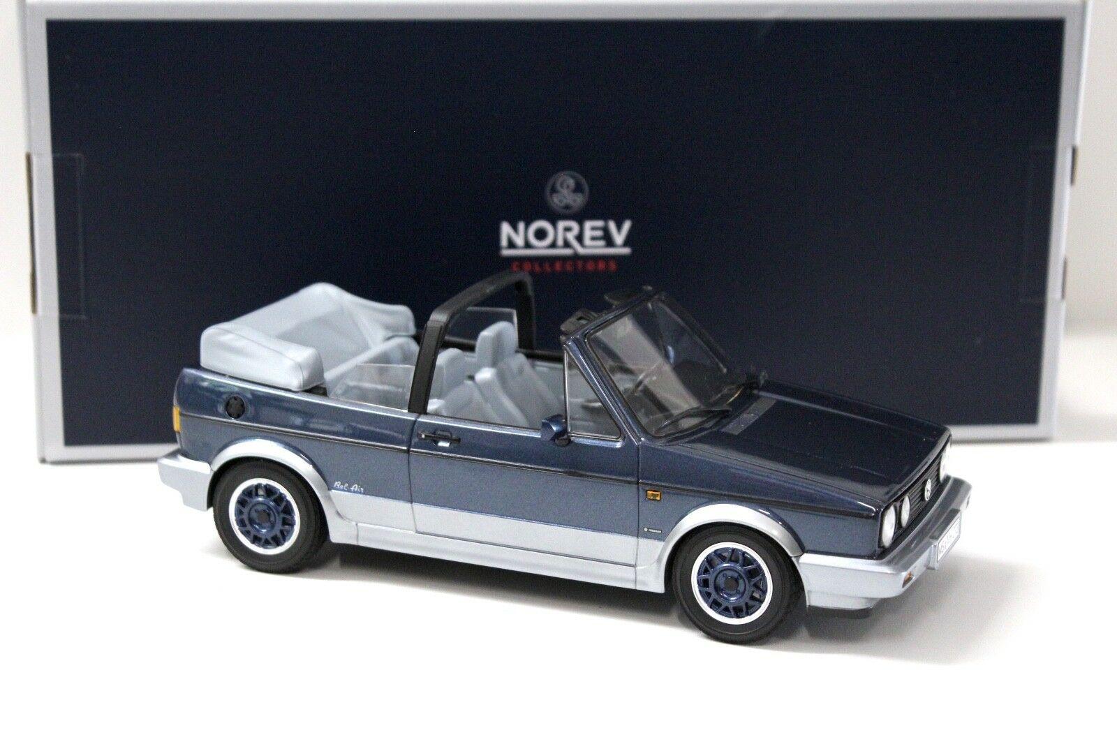 1:18 Norev VW Golf 1 MK1 Cabriolet "BEL AIR" 1992 blue