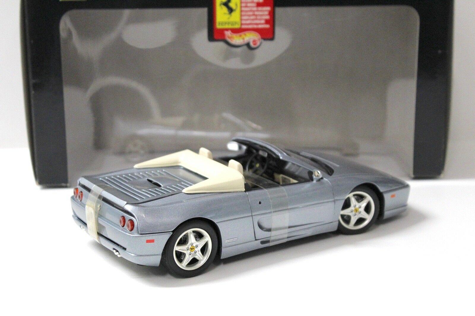 1:18 Hot Wheels Ferrari F355 Spider 1995 light blue
