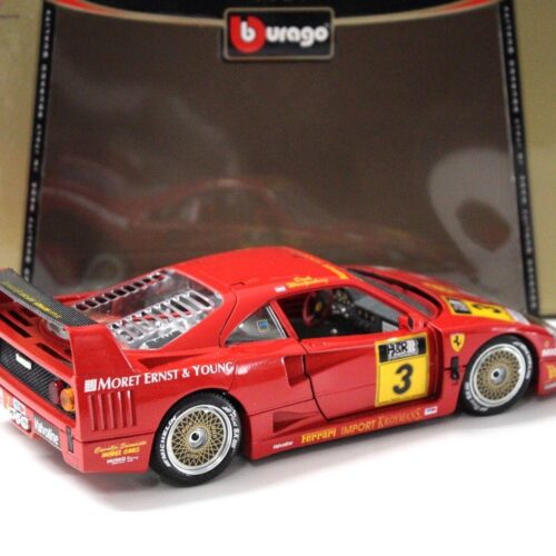 1:18 Bburago Ferrari F40 Kroymans 1996 "C. SCRIMANTE" #3 red