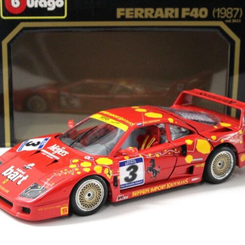 1:18 Bburago Ferrari F40 Kroymans #3 "C. SCRIMANTE"