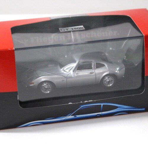 1:43 Schuco Opel GT 1900 Coupe silver
