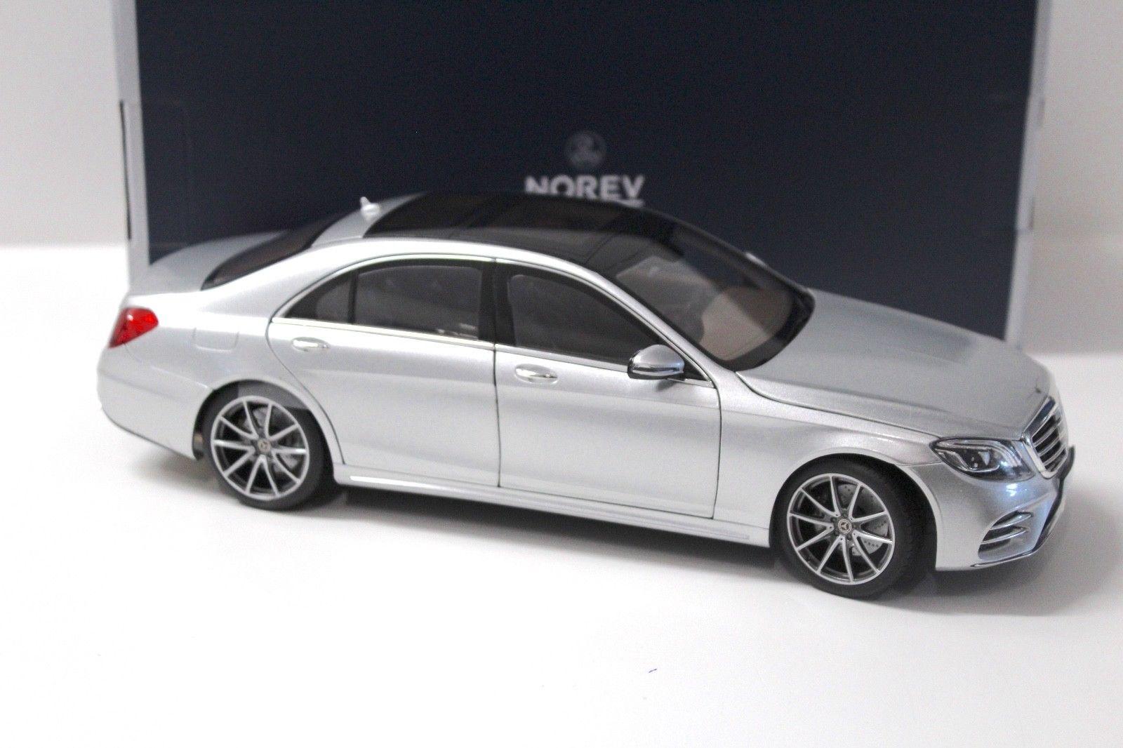 1:18 Norev Mercedes S-Klasse AMG-Line Limousine 2018 silver