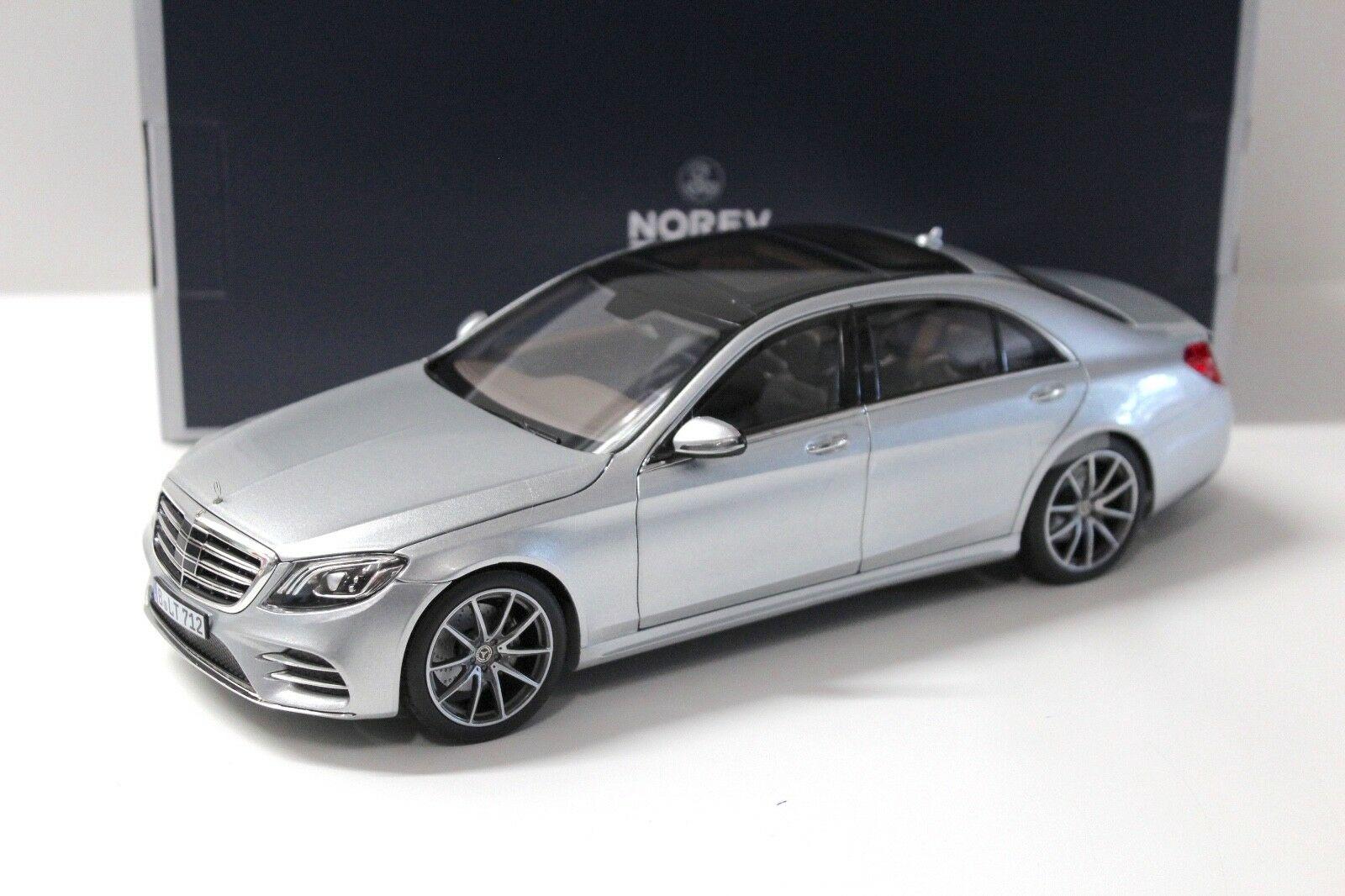 1:18 Norev Mercedes S-Klasse AMG-Line Limousine 2018 silver