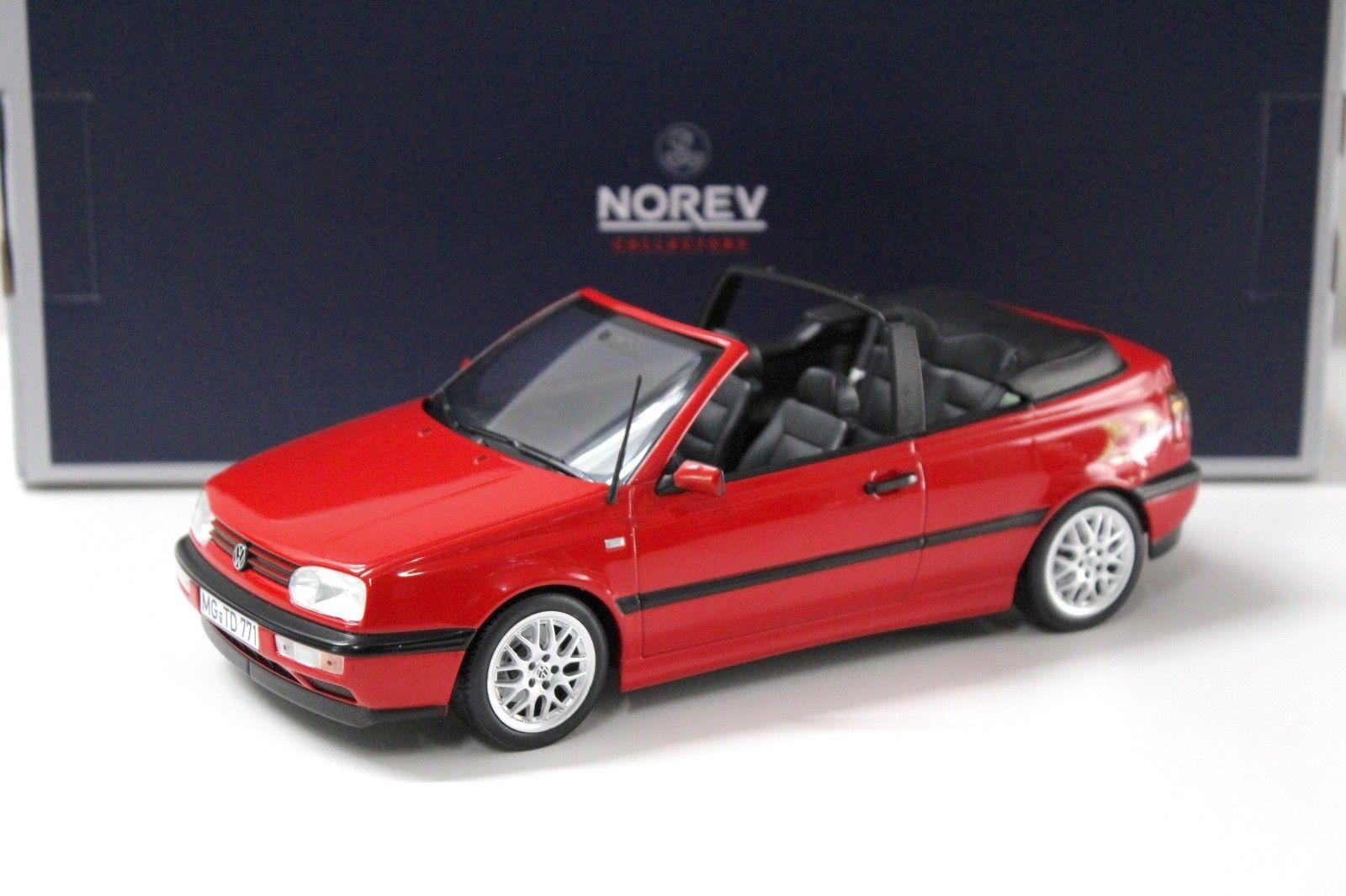 1:18 Norev VW Golf 3 III Cabriolet red 1995