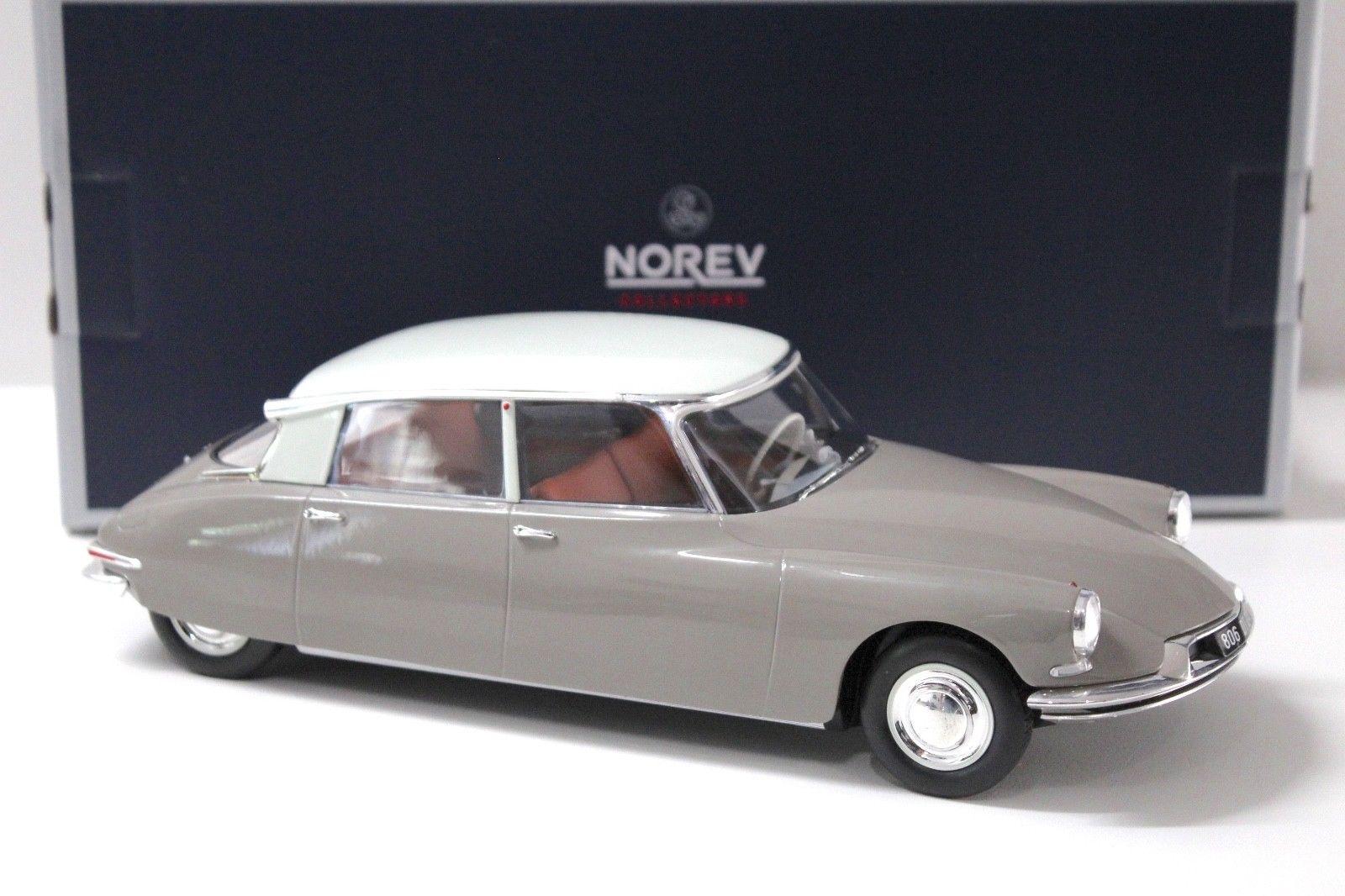 1:18 Norev Citroen DS 19 grey/ beige 1956