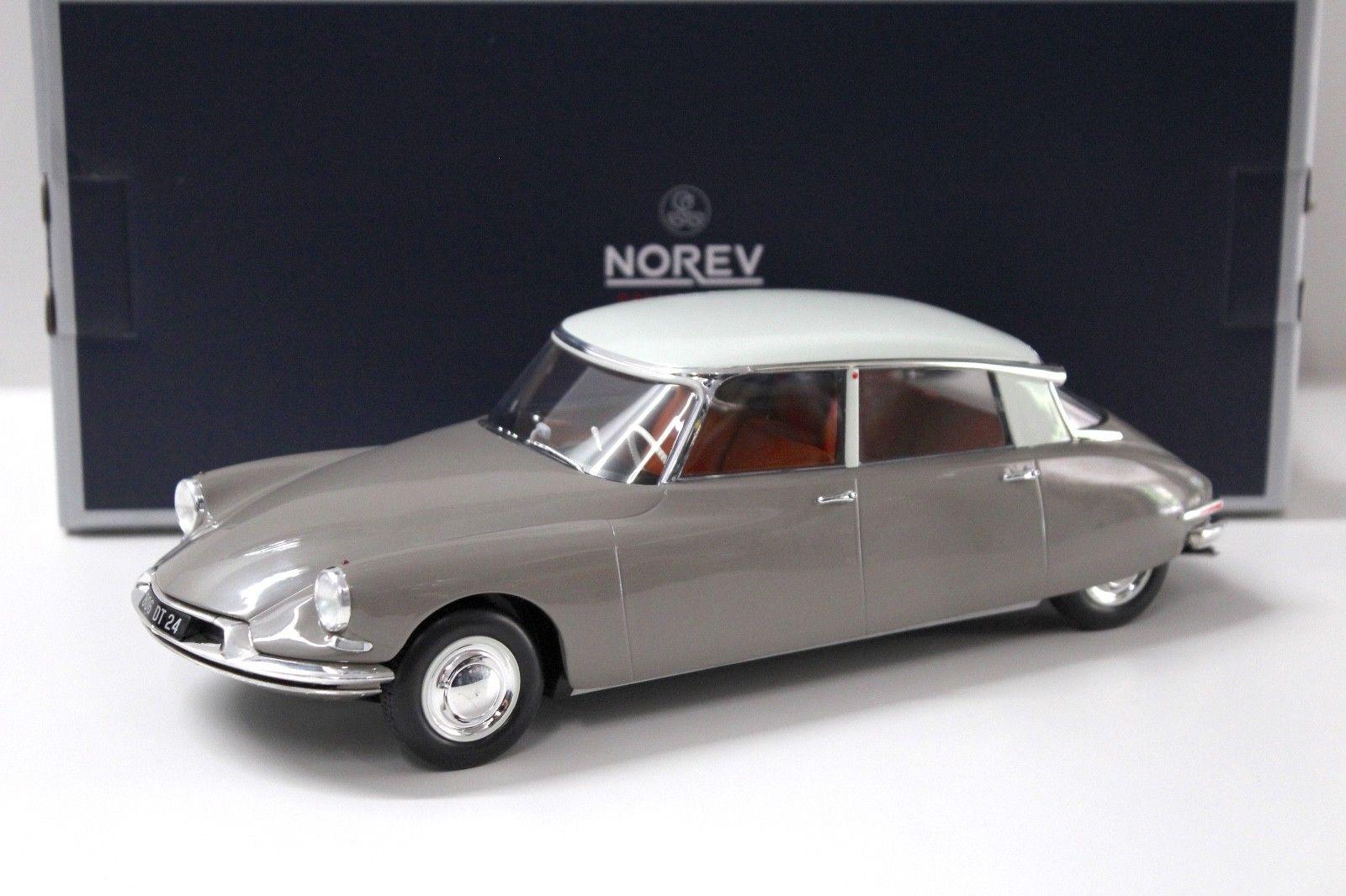 1:18 Norev Citroen DS 19 grey/ beige 1956