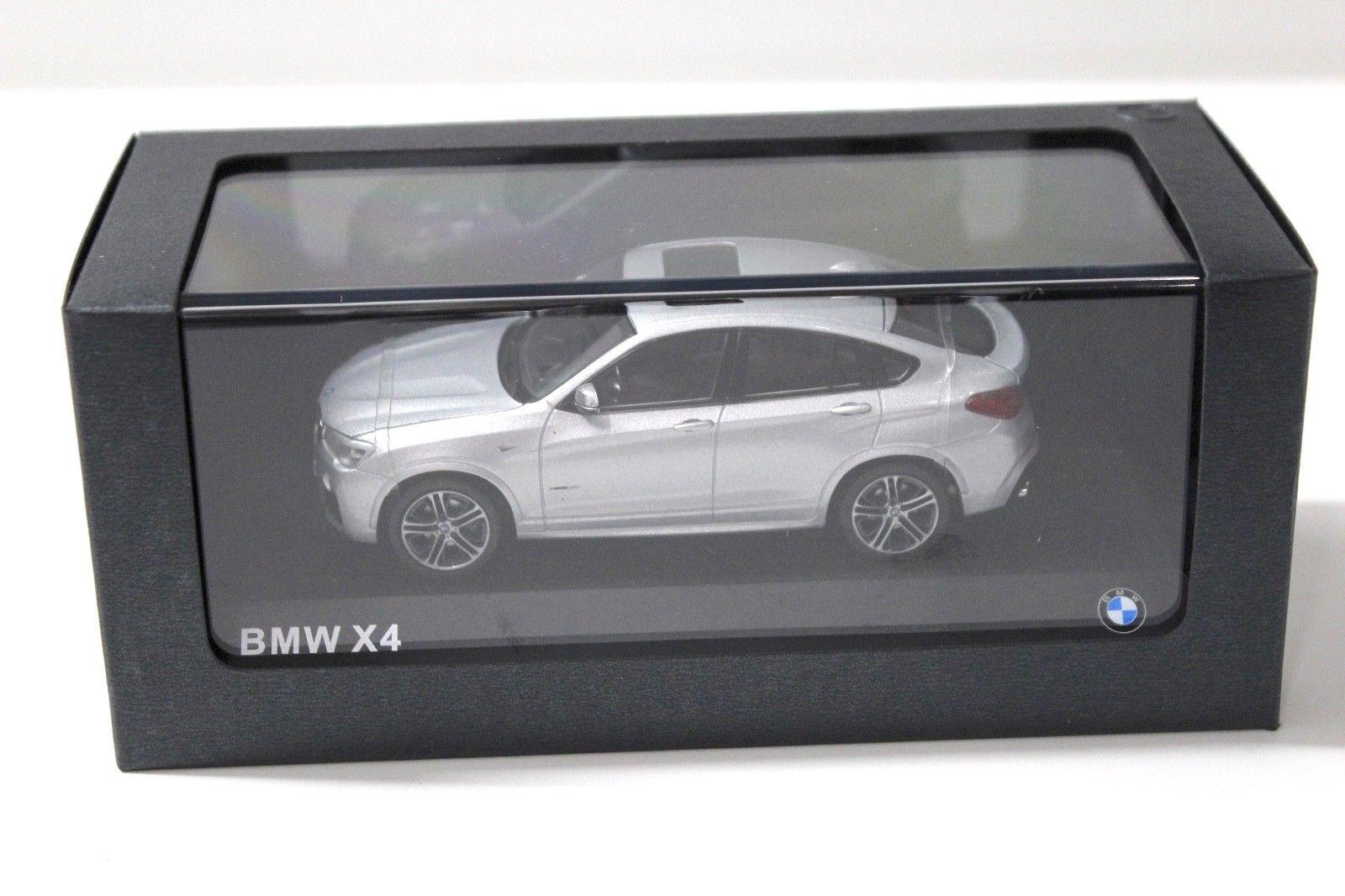 1:43 Herpa BMW X4 (F26) silver DEALER VERSION