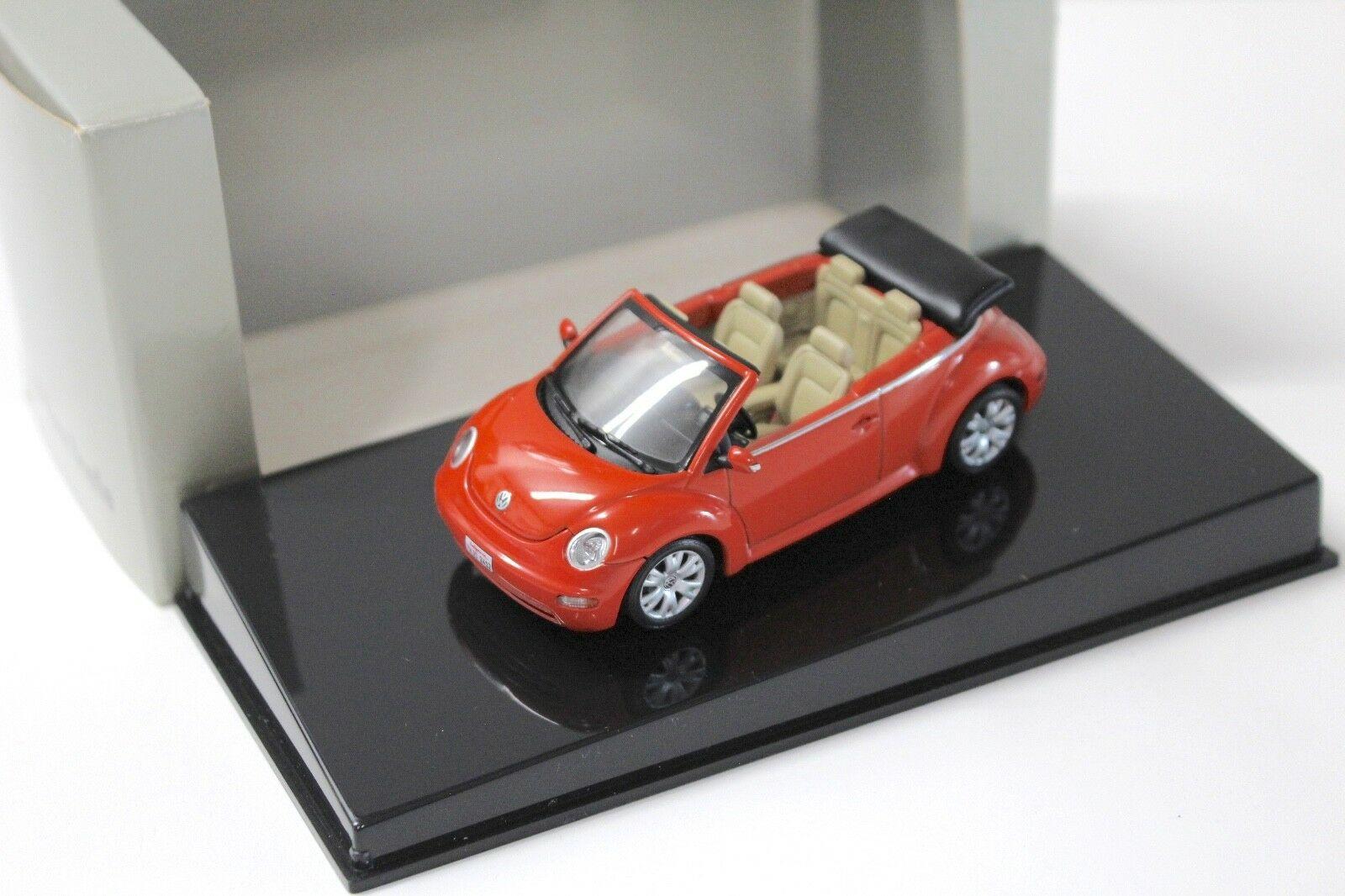 1:43 AUTOart VW Beetle Cabrio sunset orange DEALER VERSION