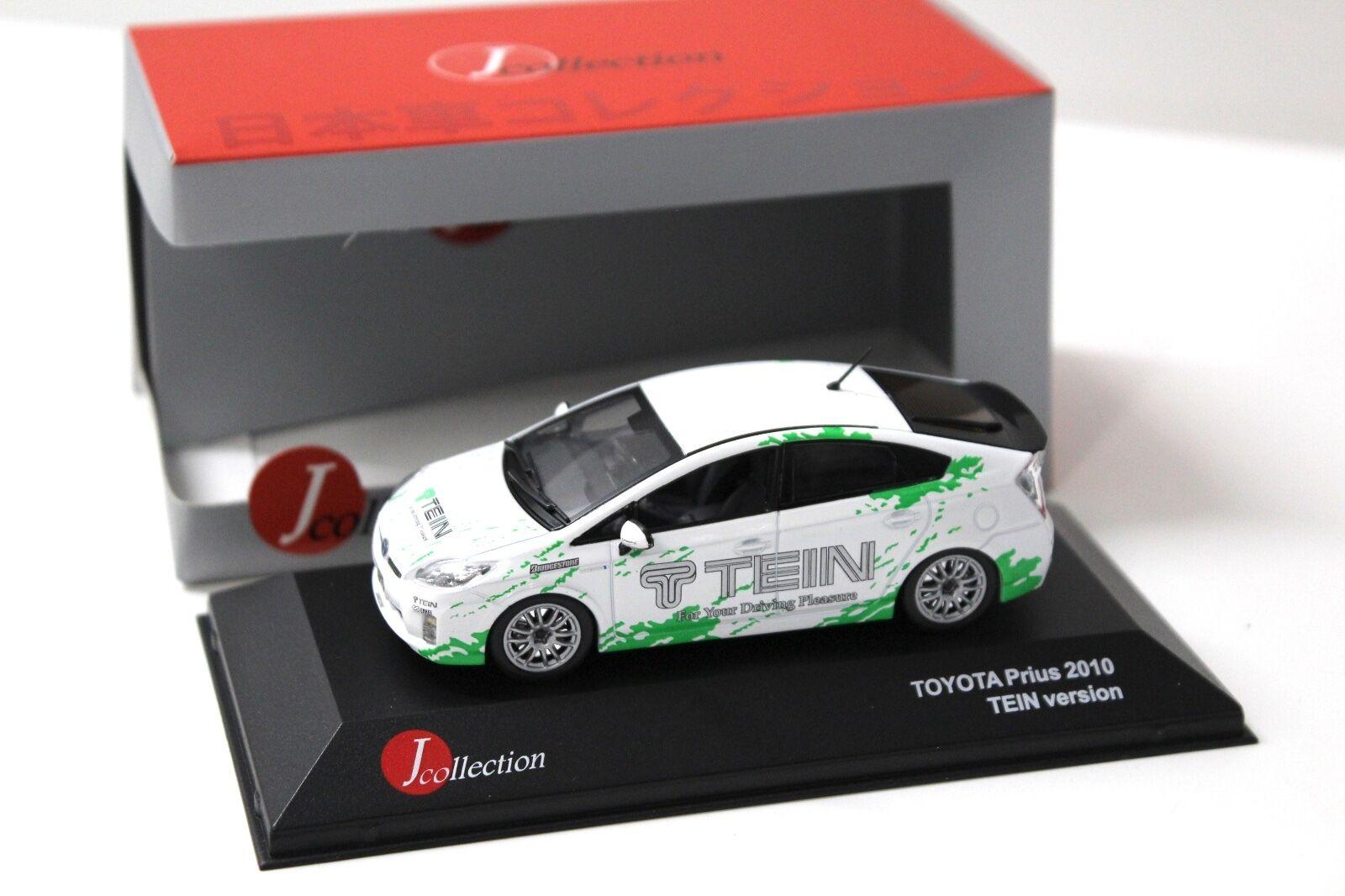1:43 J-Collection Toyota Prius TEIN VERSION white 2010