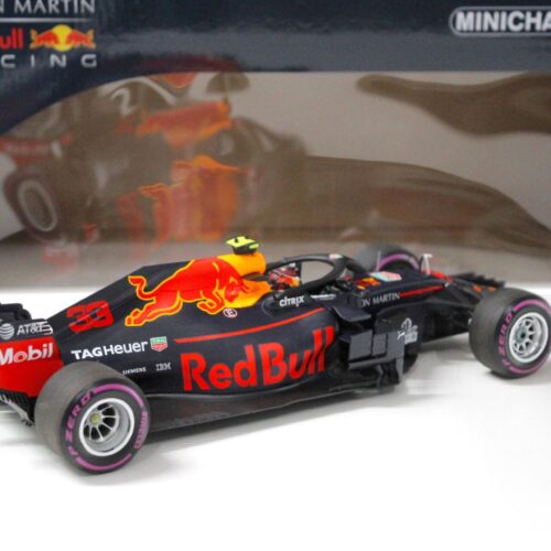 1:18 Minichamps F1 Aston Martin Red Bull Racing RB14 Verstappen Mexican GP 2018 - Image 3