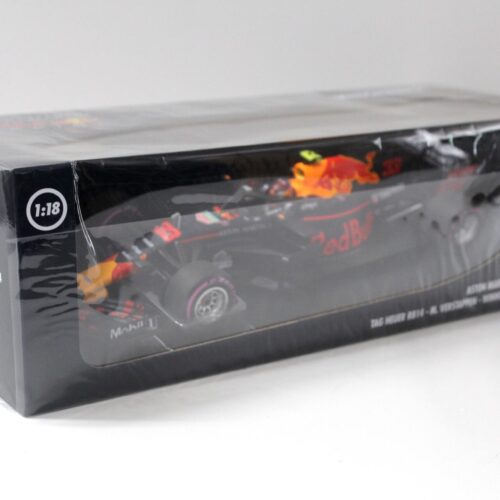 1:18 Minichamps F1 Aston Martin Red Bull Racing RB14 Verstappen Mexican GP 2018 - Image 4