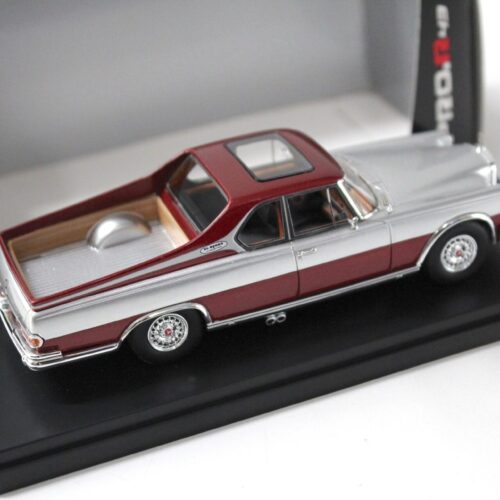 1:43 Schuco PRO.R43 Mercedes 600 Pick-up EL Benzo silver/ red - Image 2