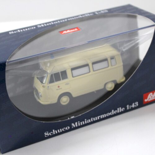 1:43 Schuco Ford Taunus Transit FK 1000 Rotes Kreuz Nürnberg beige