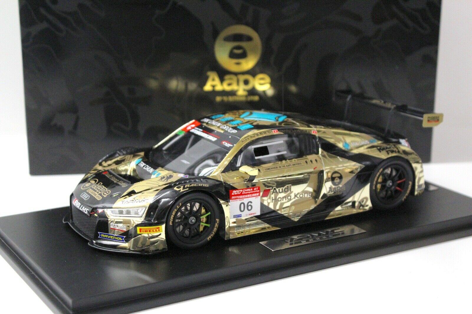 1:18 Tarmac Audi R8 LMS AAPE Tak Chun #06 Lee China GT