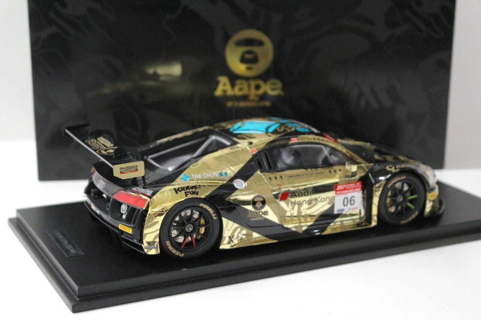 1:18 Tarmac Audi R8 LMS AAPE Tak Chun #06 Lee China GT