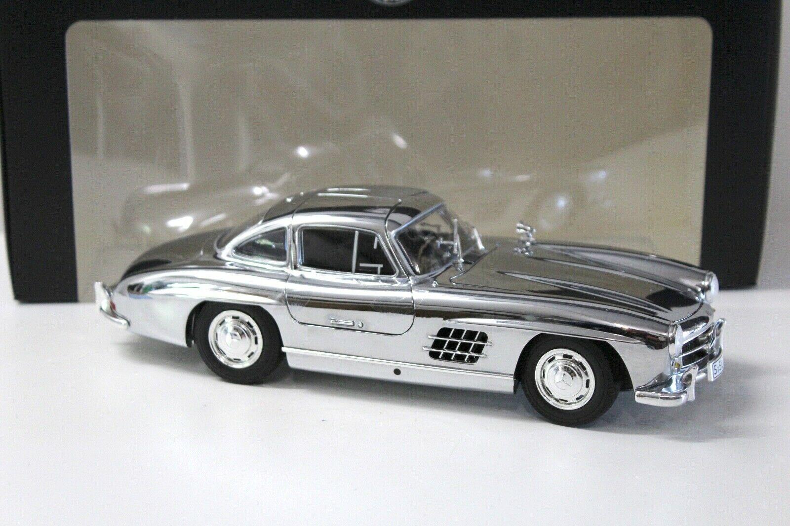 1:18 Minichamps Mercedes 300SL (W198) CHROM EDITION DEALER VERSION