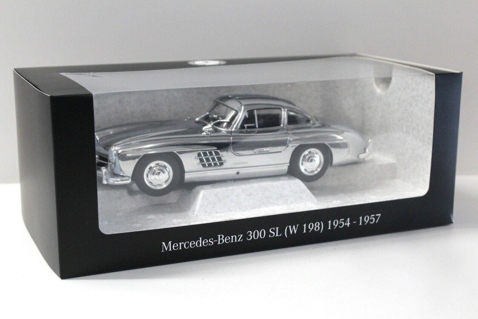 1:18 Minichamps Mercedes 300SL (W198) CHROM EDITION DEALER VERSION