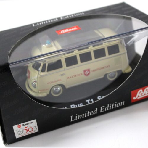 1:43 Schuco VW Bus T1 Samba Malteser Hilfsdienst Würzburg
